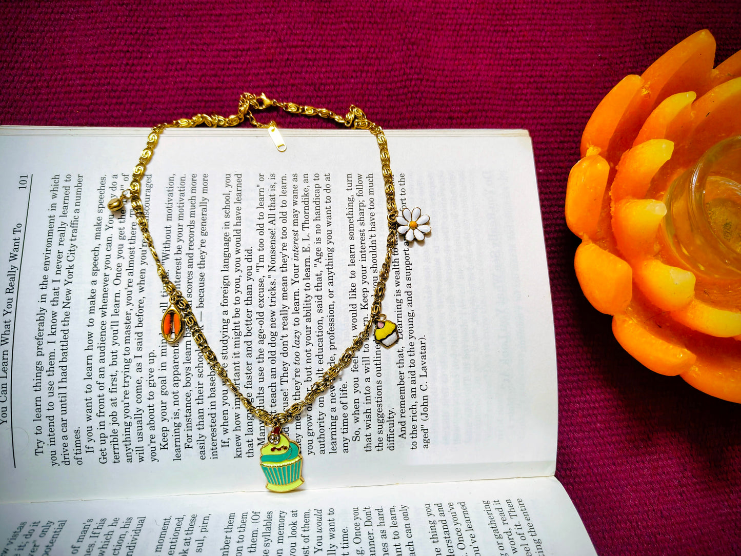 Beautiful and Classic Antitarnish stainless steel charms chain