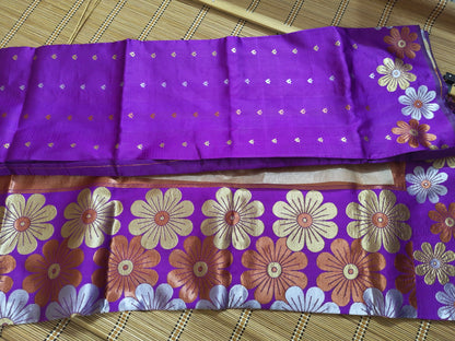 Floral Handweave Pure Silk Saree