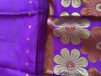 Floral Handweave Pure Silk Saree
