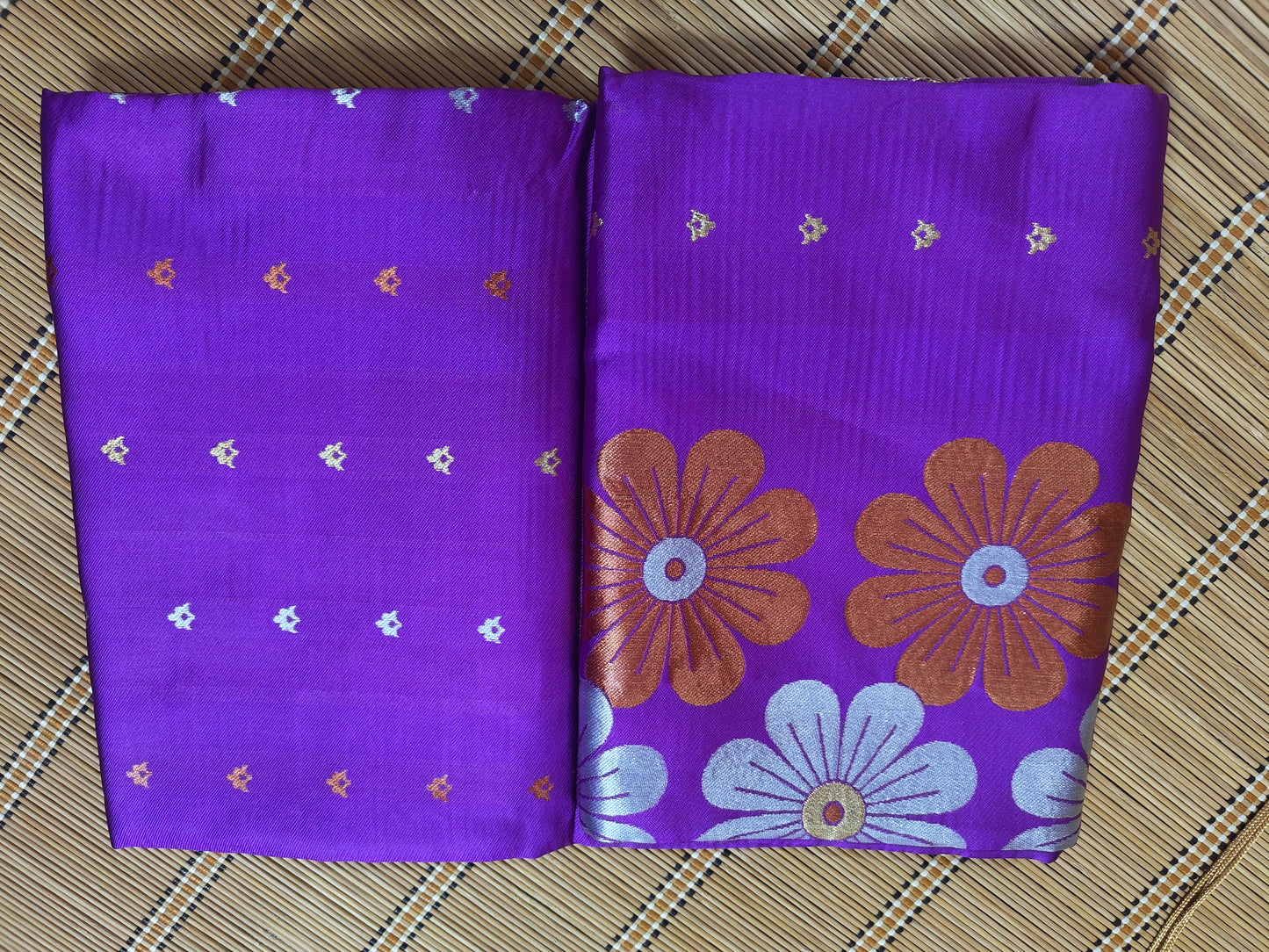 Floral Handweave Pure Silk Saree