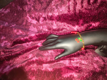 Beautiful and Classic Antitarnish stainless steel charms bracelet -Fruit and ocean series