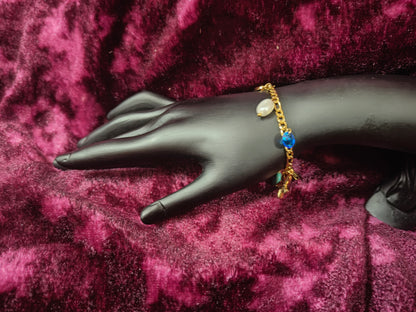 Beautiful and Classic Antitarnish stainless steel charms bracelet -Fruit and ocean series