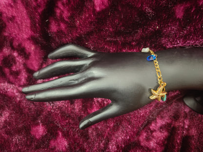 Beautiful and Classic Antitarnish stainless steel charms bracelet -Fruit and ocean series