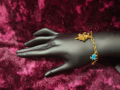 Beautiful and Classic Antitarnish stainless steel charms bracelet -Fruit and ocean series