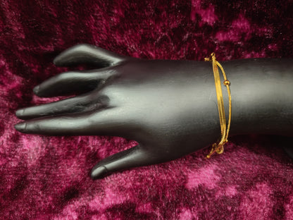 Beautiful and Classic Antitarnish stainless steel charms bracelet -Gold series