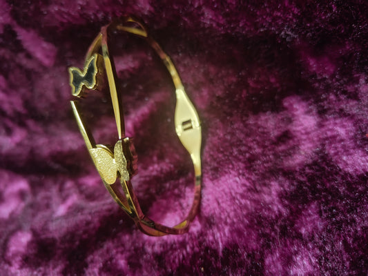 Beautiful and Classic Antitarnish stainless steel adjustable bangles(kada)