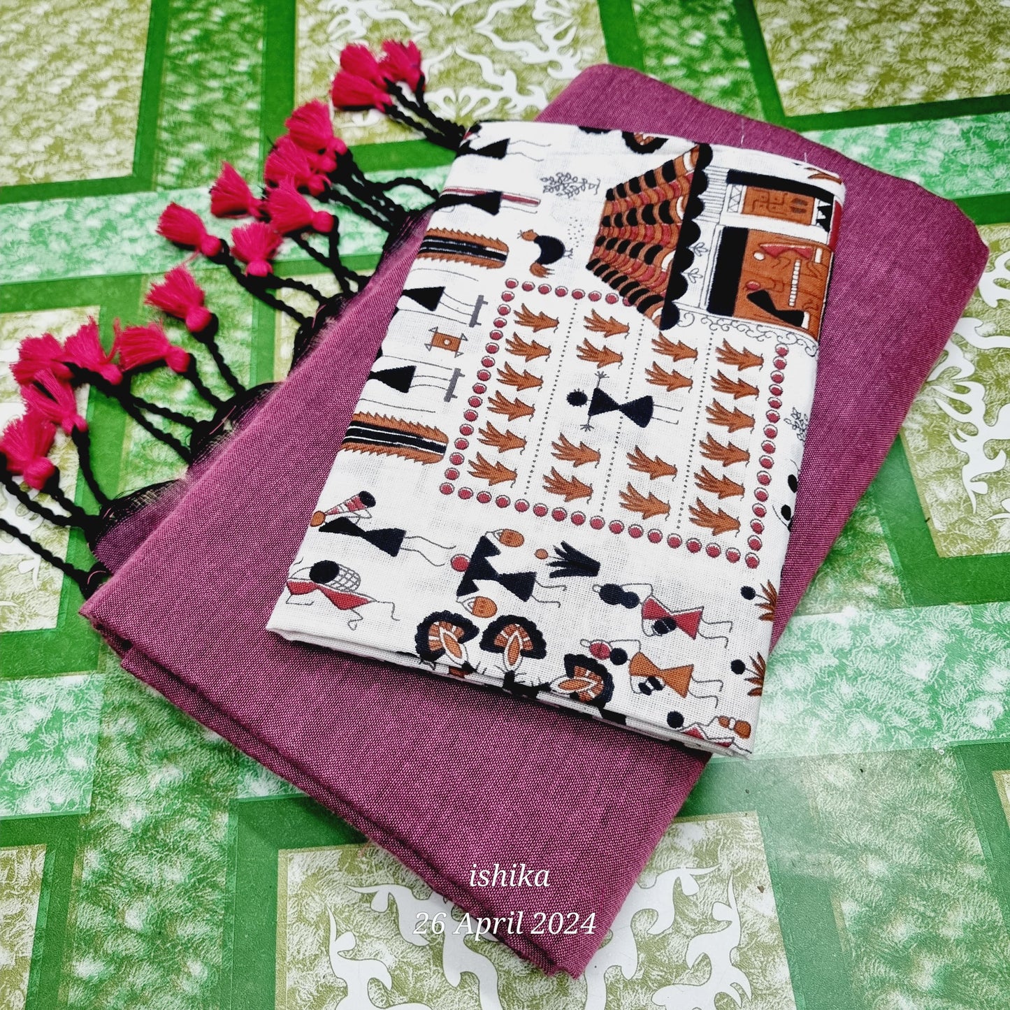 GTC Pure and beautiful cotton pure Khadi sarees