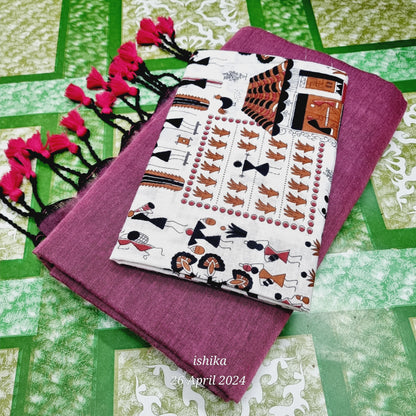 GTC Pure and beautiful cotton pure Khadi sarees