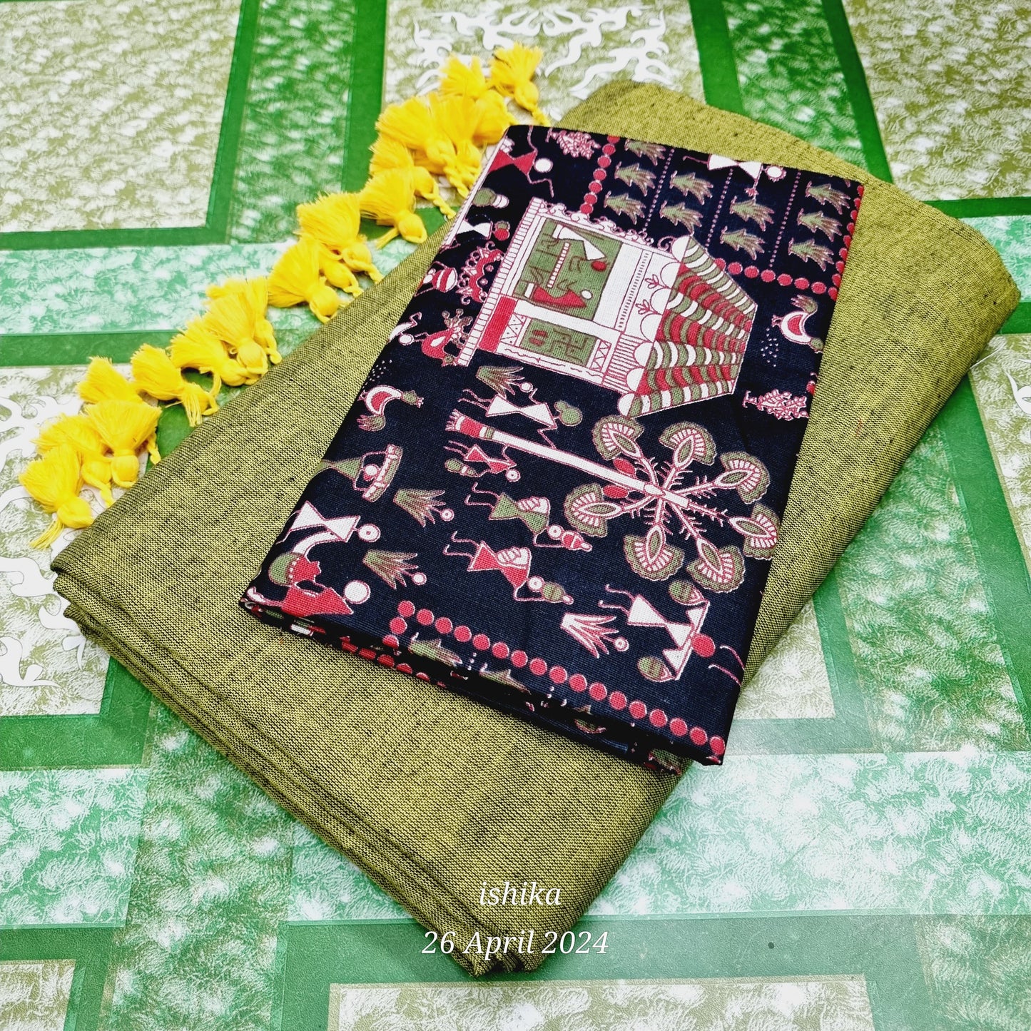 GTC Pure and beautiful cotton pure Khadi sarees