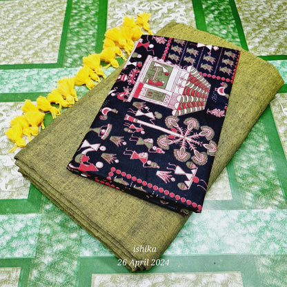 GTC Pure and beautiful cotton pure Khadi sarees